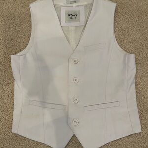 Boy’s white size 8 vest